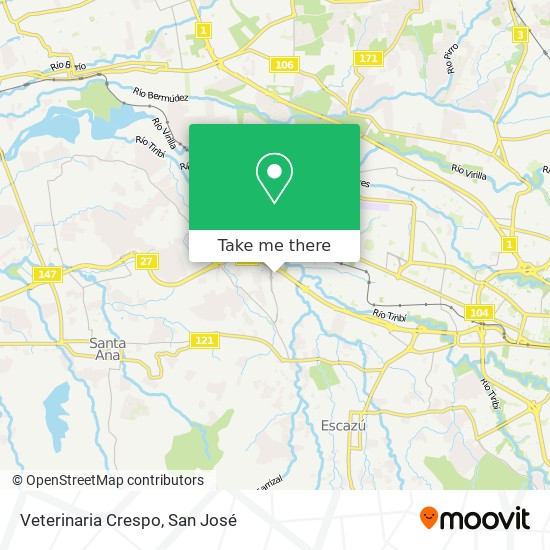 Veterinaria Crespo map