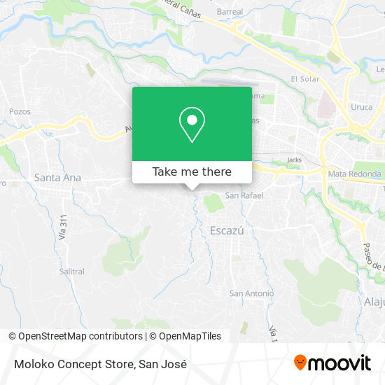 Moloko Concept Store map