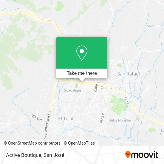 Active Boutique map