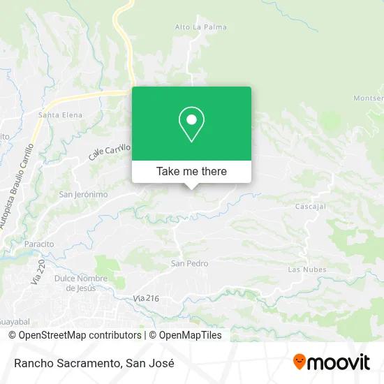 Rancho Sacramento map