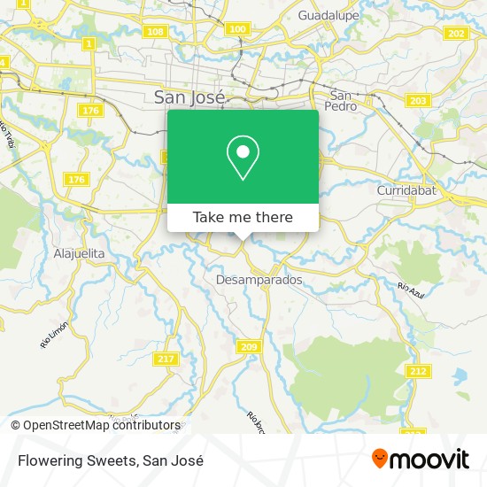 Flowering Sweets map