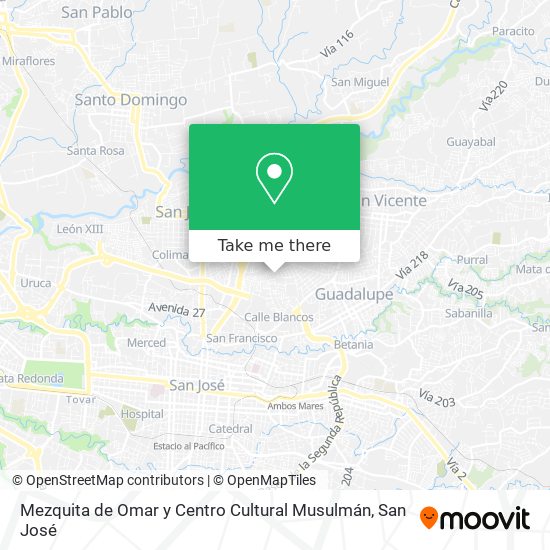 Mezquita de Omar y Centro Cultural Musulmán map