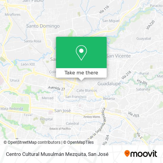 Centro Cultural Musulmán Mezquita map