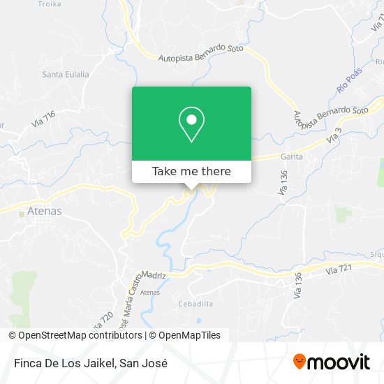 Finca De Los Jaikel map