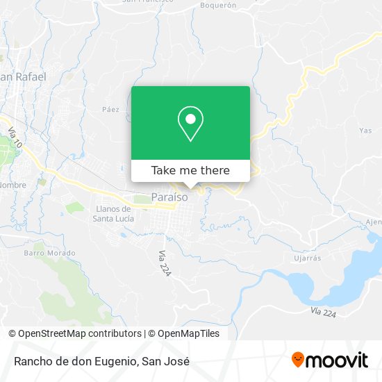 Rancho de don Eugenio map