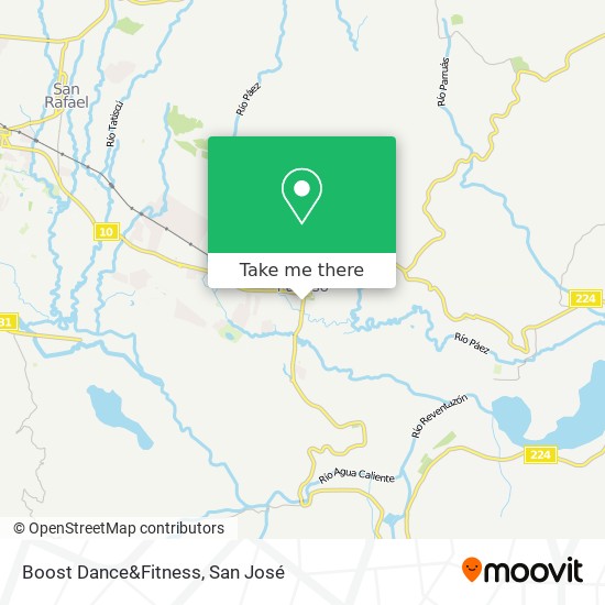 Boost Dance&Fitness map