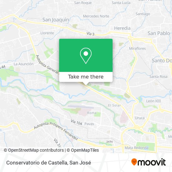 Mapa de Conservatorio de Castella