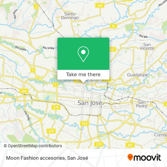 Moon Fashion accesories map