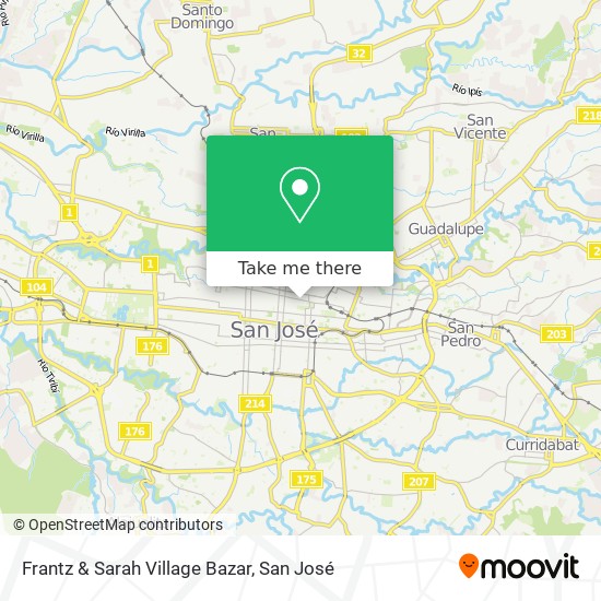 Frantz & Sarah Village Bazar map