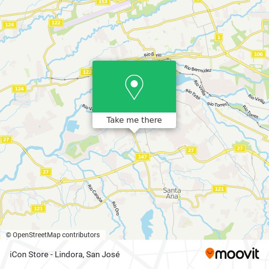 iCon Store - Lindora map