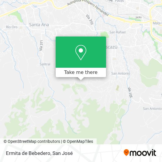 Ermita de Bebedero map
