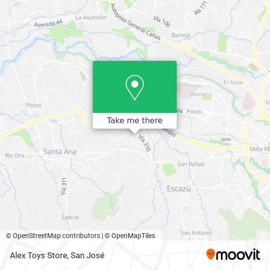 Alex Toys Store map