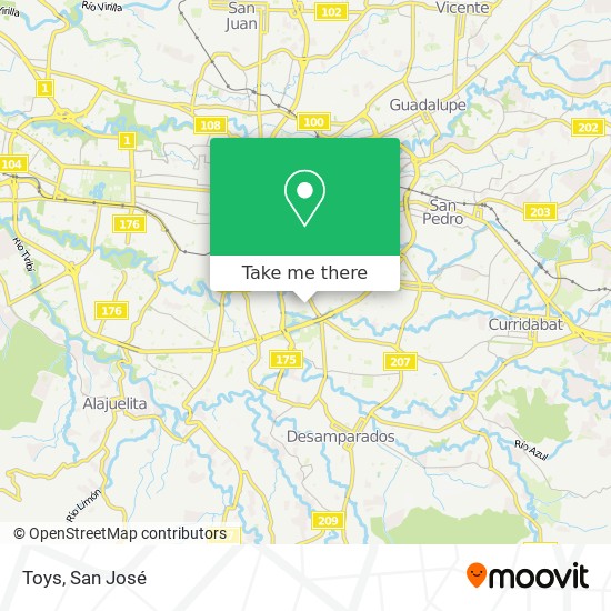 Toys map