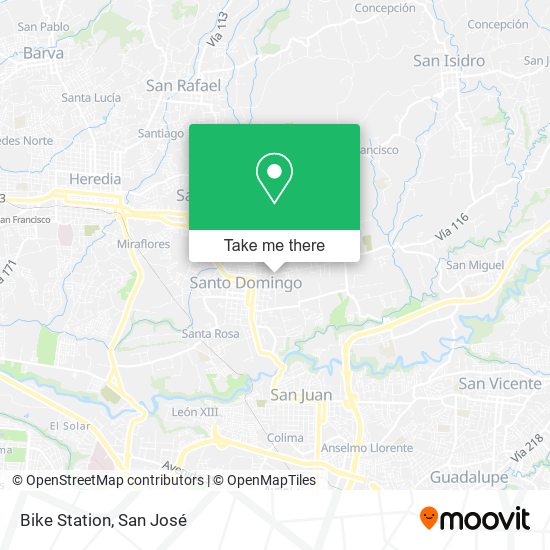 Bike Station map