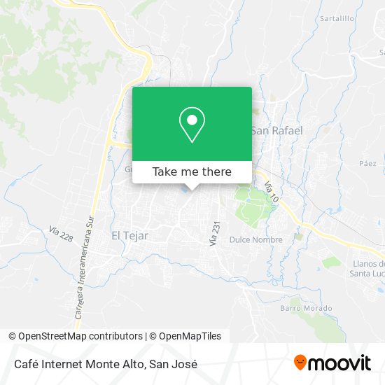 Café Internet Monte Alto map