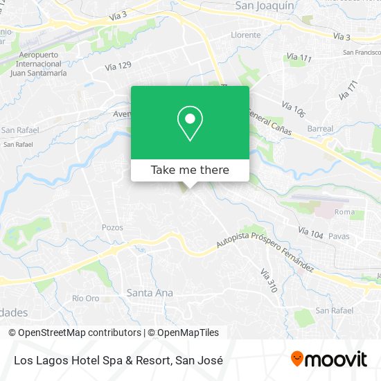 Los Lagos Hotel Spa & Resort map