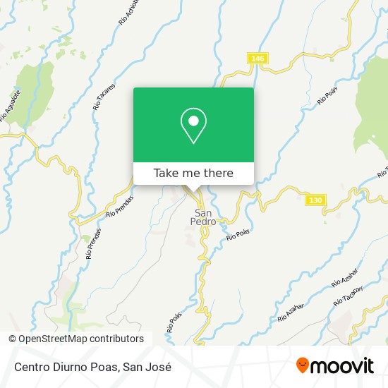 Centro Diurno Poas map