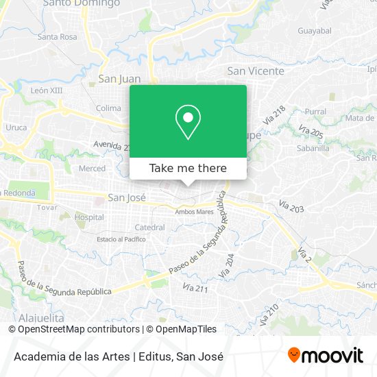 Academia de las Artes | Editus map
