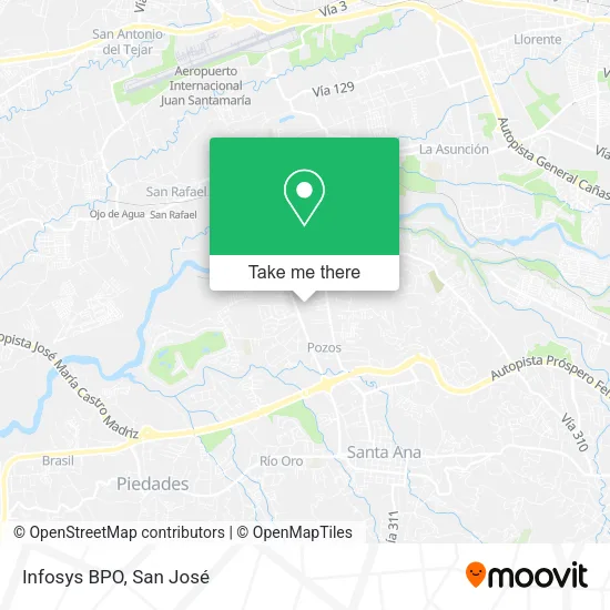 Infosys BPO map