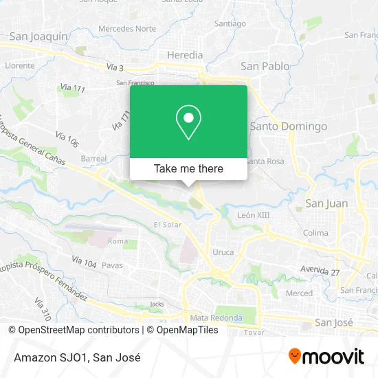 Amazon SJO1 map