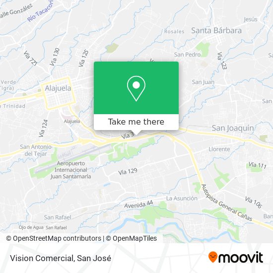 Vision Comercial map