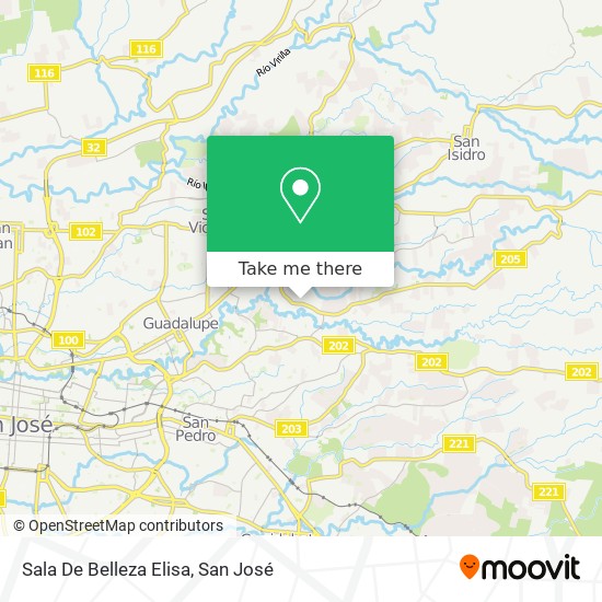 Sala De Belleza Elisa map