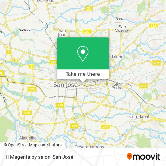 Il Magenta by salon map