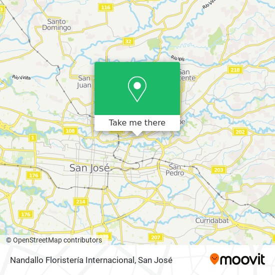 Nandallo Floristería Internacional map