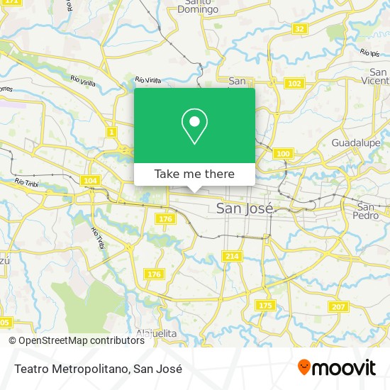 Teatro Metropolitano map