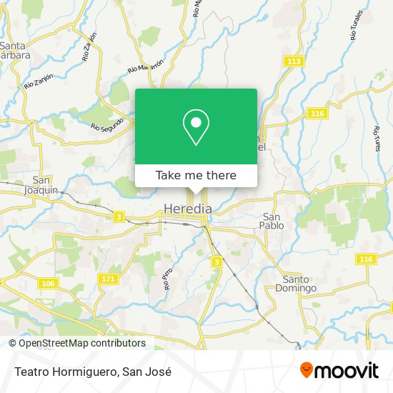 Teatro Hormiguero map