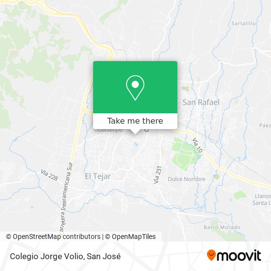 Mapa de Colegio Jorge Volio
