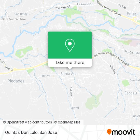 Quintas Don Lalo map