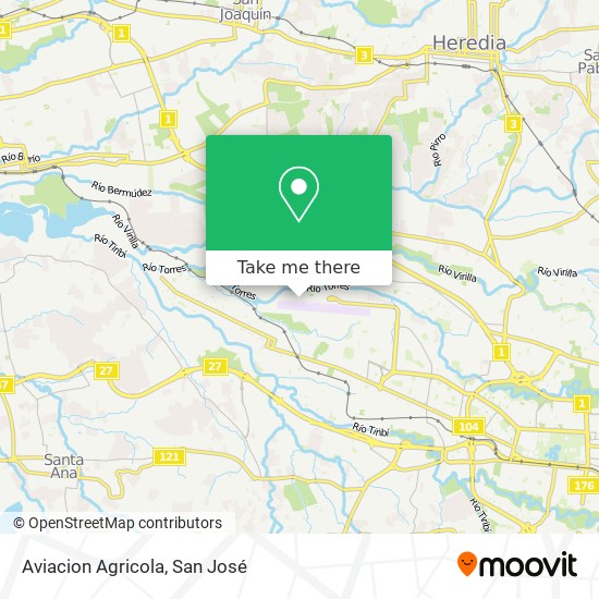 Aviacion Agricola map