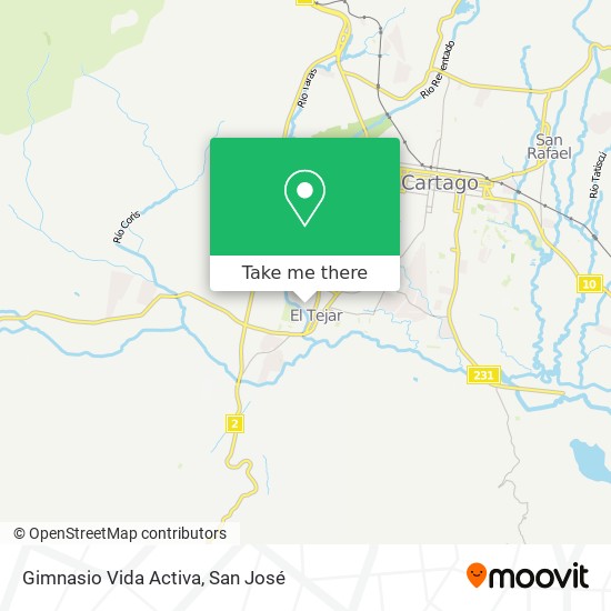 Gimnasio Vida Activa map