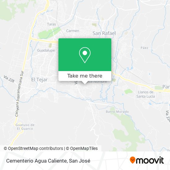 Cementerio Agua Caliente map