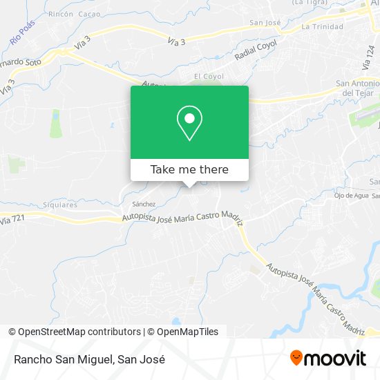 Rancho San Miguel map