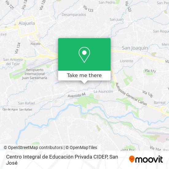 Centro Integral de Educación Privada CIDEP map