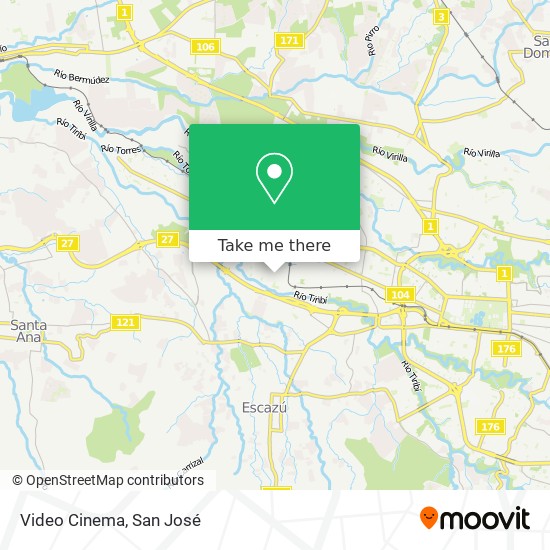 Video Cinema map