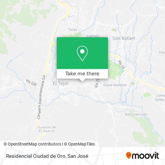 Residencial Ciudad de Oro map