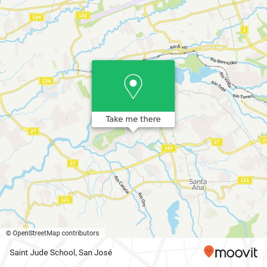 Saint Jude School map