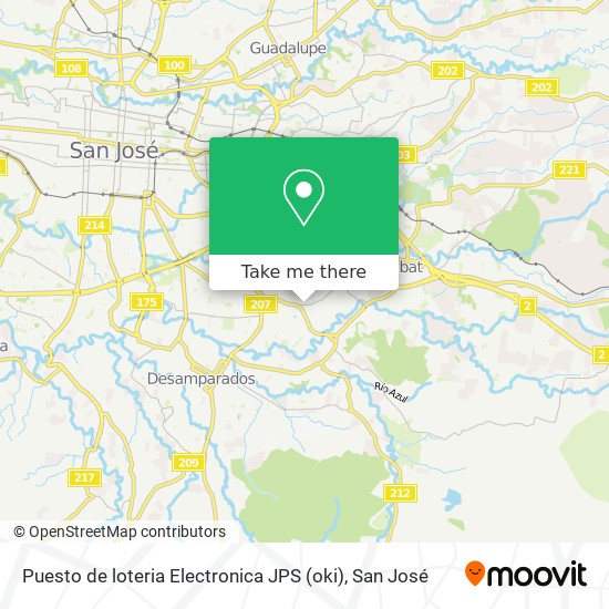 Puesto de loteria Electronica JPS (oki) map