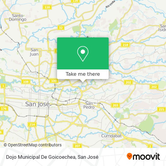 Dojo Municipal De Goicoechea map