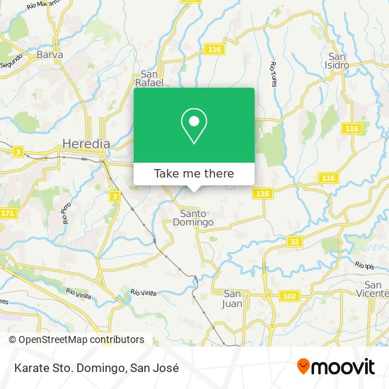 Karate Sto. Domingo map