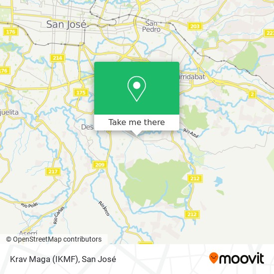 Krav Maga (IKMF) map