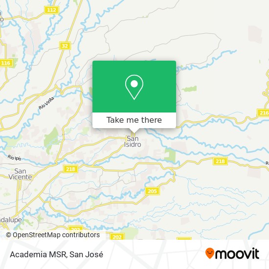 Academia MSR map
