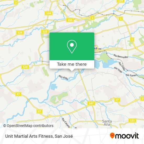 Unit Martial Arts Fitness map