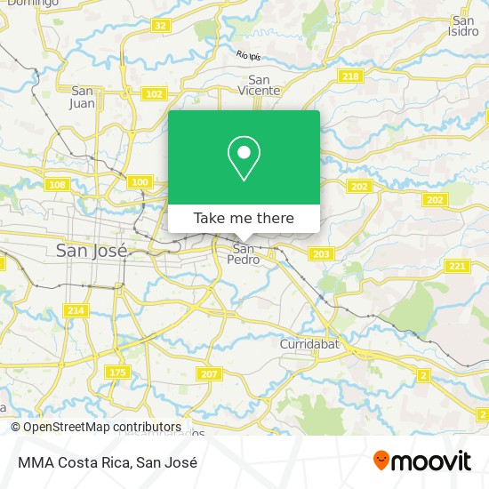 MMA Costa Rica map