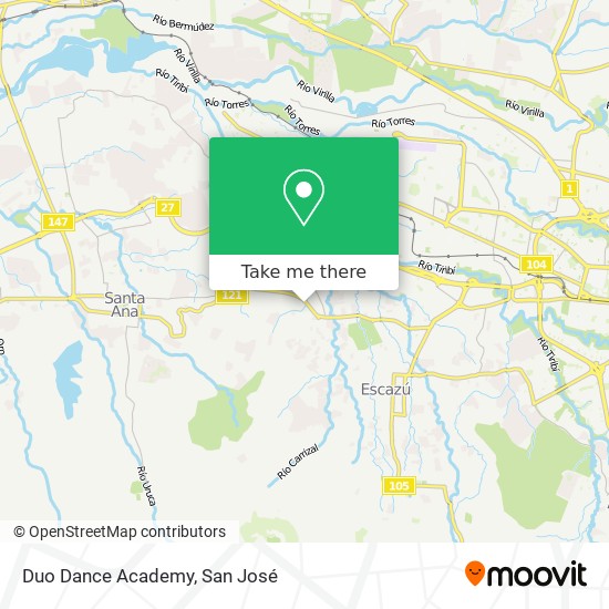 Duo Dance Academy map