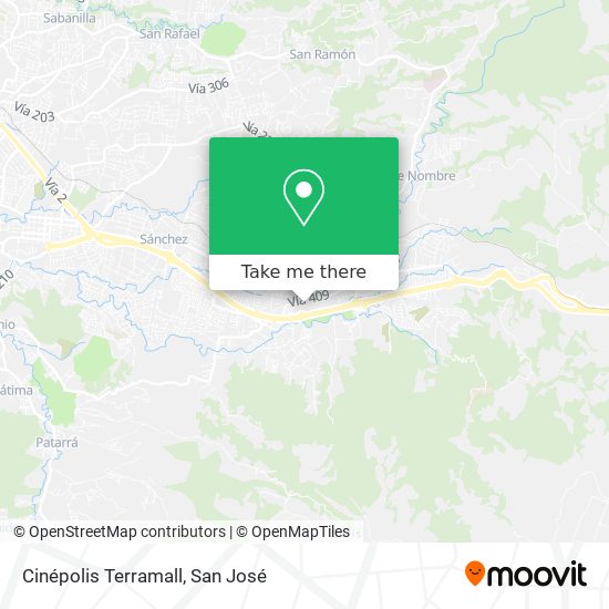 Mapa de Cinépolis Terramall