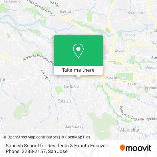 Spanish School for Residents & Expats Escazú - Phone: 2288-2157 map